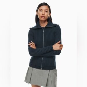 Aritzia Sunday Best FELICITY ZIP-UP size XS